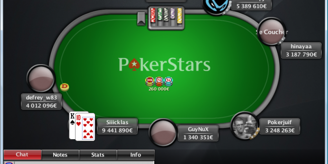 PokerStars porte bien son nom, la star du poker en ligne !